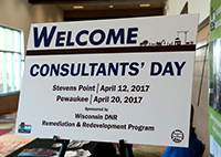 Consultants Day welcome sign