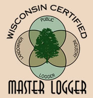 The Wisconsin Certified Master Logger logo.