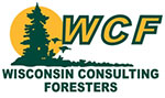 The Wisconsin Consulting Foresters logo.