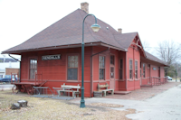 Kendall Depot on the Elroy-Sparta State Trail